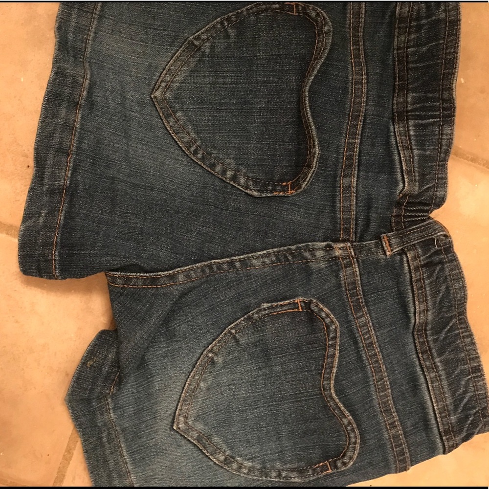 Mini Boden NWOT girls denim shorts 9 years